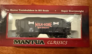 MANTUA Heavyweight-HO-SCALE 36’ MILKBONE HOPPER #728002 w/knuckle cplrs-NEW - Picture 1 of 2