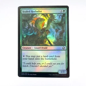 Scaled Herbalist 204 - MTG - Adventures in the Forgotten Realms - NM Foil - Picture 1 of 2