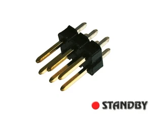 50pcs 2X3 Pin Header Straight double row pitch2.54mm 892-39-006-10-802 PRECI-DIP - Imagen 1 de 1