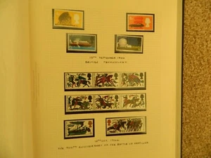 QE 2 all decimel mint commemoratives 1952-1970 in nice album - Picture 1 of 12