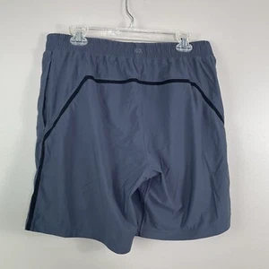 Rhone Mens Blue Stretch lined Training Workout Shorts Size XL #A5 - Picture 1 of 3