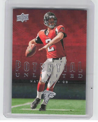2008 Upper Deck #PU27 Matt Ryan Potential Unlimited - Image 1 of 2
