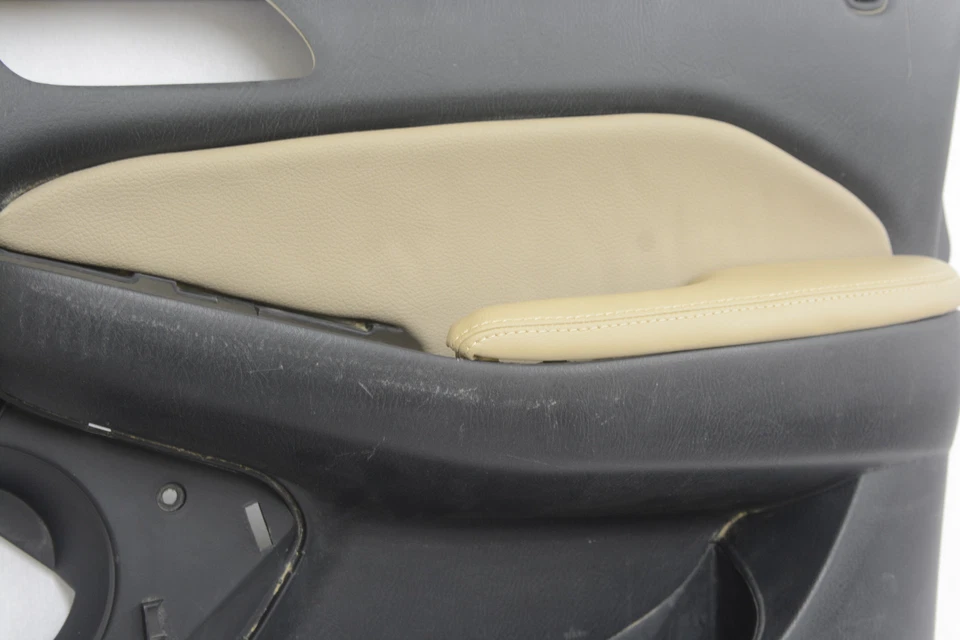 Se adapta a tarjetas insertables de panel de puerta de cuero sintético beige Acura MDX 01-06 Foto 1 de 2