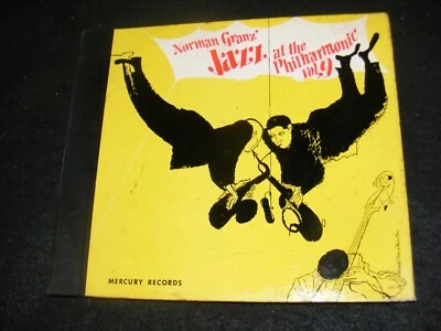 JATP Vol. 9 Jazz 4 78 rpm Set DAVID STONE MARTIN Cover Norman Granz Ill Jacquet - Image 1 of 4