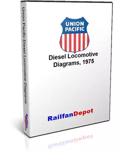 Diagramas de locomotoras diésel Union Pacific - PDF en CD - RailfanDepot - Imagen 1 de 4
