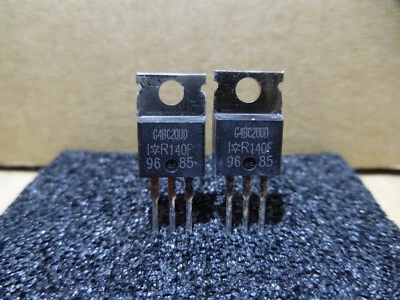 INTERNATIONAL RECTIFIER 2 x IRG4BC20UD igbt 600v