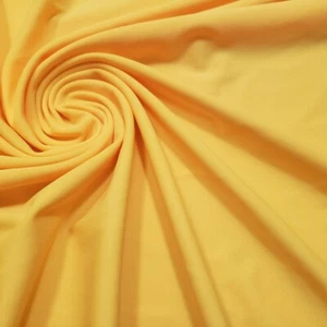 Golden Yellow Matte 4-Way Stretch Nylon Spandex Fabric - Picture 1 of 10