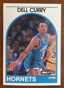 1989-90 NBA Hoops DELL CURRY #299 Hornets - Picture 1 of 2