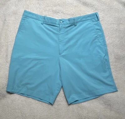 Cutter & Buck Mens Big & Tall Flat Front Shorts Light Blue Size 40 Lining Solid - Image 1 of 4