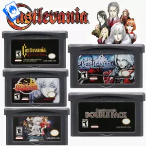 Cartuccie per videogiochi Castlevania GBA Game per Console di gioco a 32 Bit USA - Foto 1 di 13