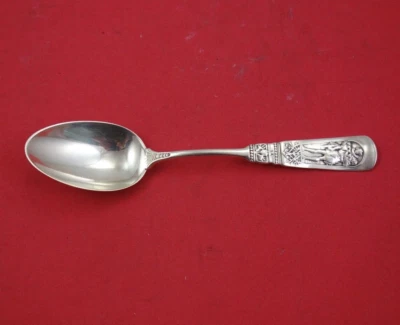 Cucharadita Fontainebleau de Gorham de plata de ley 5 7/8" con hombre Foto 1 de 4