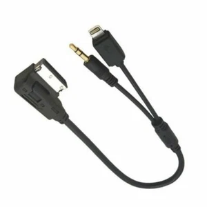 PARA MERCEDES BENZ MUSIC INTERFACE AUX ADAPTADOR CABLE ILUMINACIÓN AMI MMI MDI 3.5mm - Imagen 1 de 10