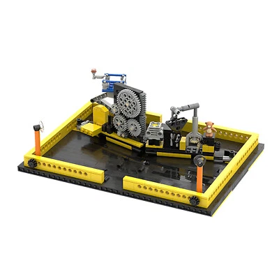 MOC: Pop up Book with A Display of Different Gears and Crane 723 Pieces DIY - Image 1 of 4
