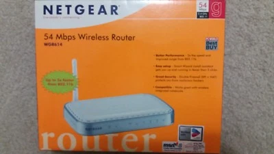 Netgear WGR614 54 Mbps 4-Port Wireless G Router  - Image 1 of 2