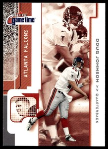 2001 Fleer Game Time 26 Doug Johnson  Atlanta Falcons  Football Card