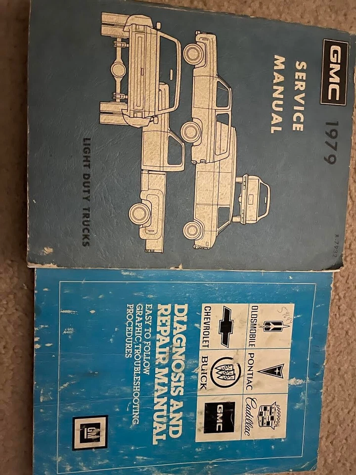 GMC Sierra Truck K1500 K2500 K3500 1979 juego manual de reparación de taller de fábrica Foto 1 de 2