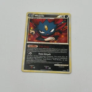 Pokemon TCG Weavile 2010 HS Undaunted 25/90 Non Holo Rare NM - Picture 1 of 4