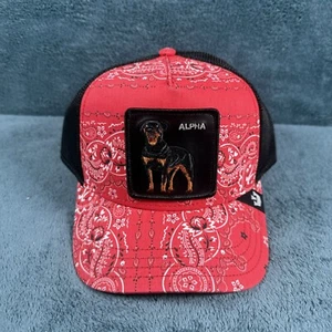 Goorin Animal Farm Trucker Snapback Baseball Hat Cap Without Warning Alpha Dog - Picture 1 of 6