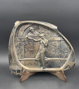 Jugendstil WMF Straußenmarke Wandplatte 280 - Romeo und Julia - Picture 1 of 10