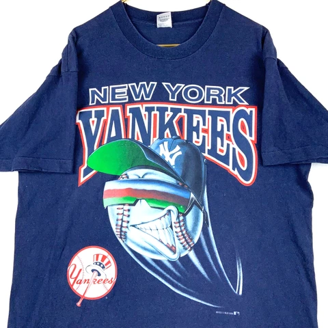 Vintage New York Yankees T-shirt Size XL 1994 Mlb Single Stitch Made In Usa 90s Cover
