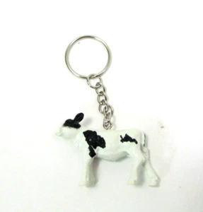 Llavero hecho con plástico de vaca de becerro de colección - Imagen 1 de 3