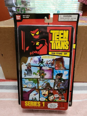 Teen Titans Go! 1.5" Comic Book Hero Series 1 Page 2 Robin Slade Puppet King Cover