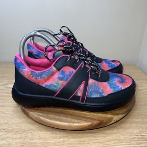 Traq By Alegria Sneakers Womens 37 US 6.5 - 7 Qarma Pink Black Walking Shoes
