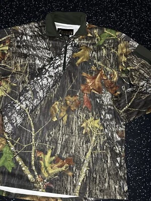 Rocky Scent IQ Atomic Men's Size Large 1/4 Zip Pullover Hunting Shirt Camo - Image 1 of 4