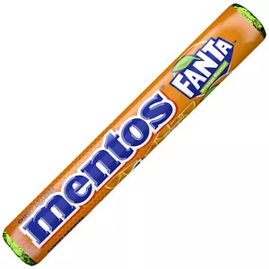 CARAMELLE MENTOS GUSTO FANTA ORANGE PACCHETTO DA 37,5g LIMITED EDITION - Foto 1 di 1