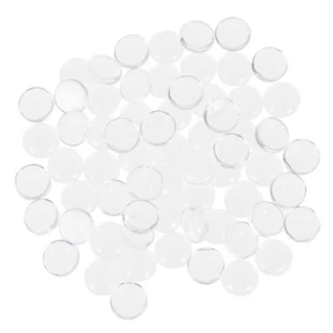 200 Pcs Jewelry Making Pendant Charm Glass Dome Tiles Craft Bead Embellishment - Imagen 1 de 12