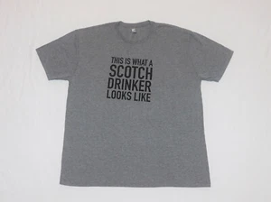 Johnnie Walker 'What A Scotch Whisky Drinker Looks Like' Men's Shirt XXL NEW - Picture 1 of 3