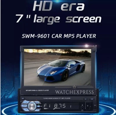 AUTORADIO STEREO A SCOMPARSA MOTORIZZATO 7 POLLICI 1DIN TOUCH SCREEN  BLUETOOTH - Immagine 1 di 4