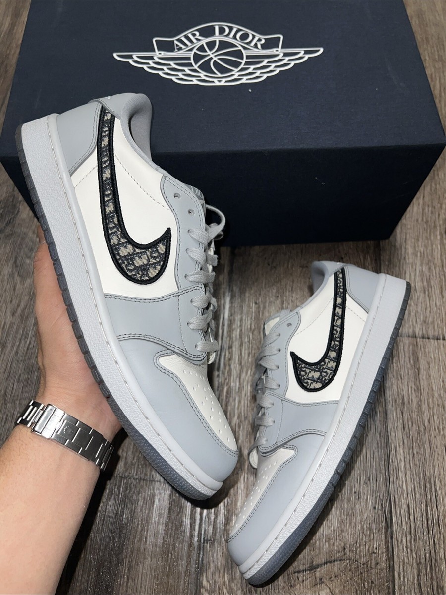Dior x Air Jordan 1 Low Gray for Sale - Authenticity Dior x Air Jordan 1 Low Gray for Sale - Authenticity