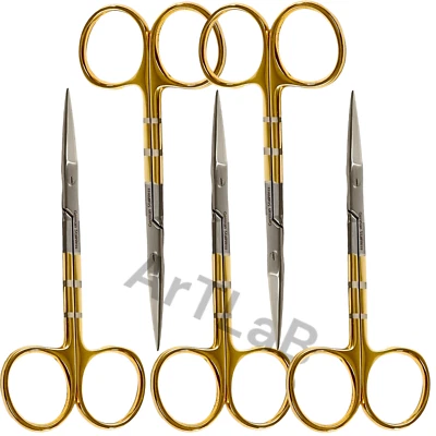 TC Supercut Iris Scissors, 4-1/2", Straight, Serrated, German Stainless Steel - Image 1 of 4