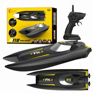 H118 Remote Control Boat Dual Motor High Speed Racing Boat Electric Boy Toy - Picture 1 of 11