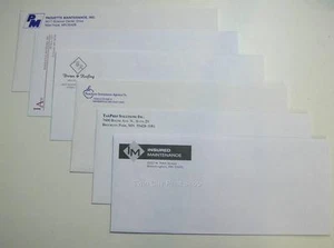 2500 sobres impresos personalizados #10 regulares, offset de alta calidad, negocios de 1 color - Imagen 1 de 7