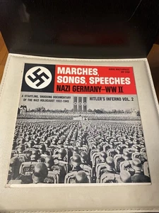 MARCHES, SONGS, SPEECHES GERMANY WWII Vol. 2 Vinyl LP Record AM 2450 - Imagen 1 de 4
