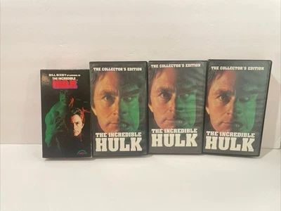 The Incredible Hulk TV Series Collector's Edition VHS Partial Set -3 VHS Tapes - Image 1 of 4