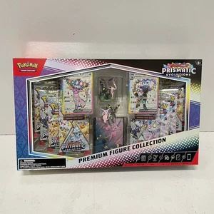 Pokemon TCG Prismatic Evolutions SV8.5 Premium Figur Sammlung Karte in der Hand - Bild 1 von 4