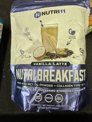 NutriBreakfast by NUTRI11 /Keto Collagen Protein Powder Exp 10/25 - Image 1 of 2