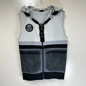 RARE! Ubisoft Ubi Workshop Assassins Creed Hooded Vest Jacket Full Zip XS - Picture 1 of 15