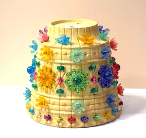 Lawnware Hanging Retro RV Camping Light Shade Birds & Flowers - Picture 1 of 7