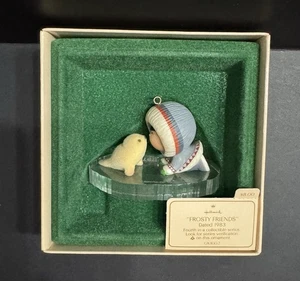 Vintage Hallmark Keepsake Ornament 1983 Frosty Friends 4th in Series QX400-7 - Picture 1 of 12