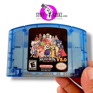 N64 Super Smash Bros Remix V2.0 (Custom Cart) - EXPANSION PAK REQUIRED  - Picture 1 of 3