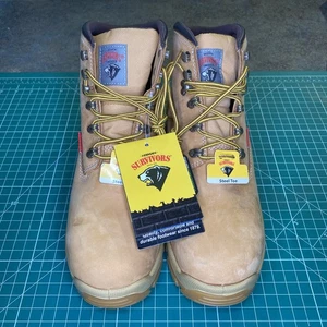 Herman Survivors Steel Toe Work Boots Mens F2413-18 Waterproof 11 1/2 W 6 in. - Picture 1 of 9