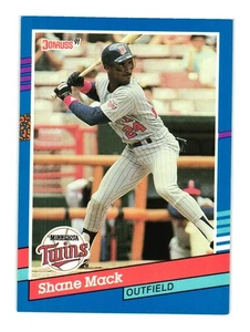 1991 Donruss #320 Shane Mack Minnesota Twins - Picture 1 of 2