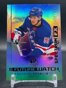 2024-25 Brandon Scanlin UD SP Authentic Future Watch Spectrum FX Level 1 #S-51 - Picture 1 of 3