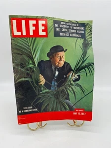 Life Magazine - May 13, 1957- Magic Mushrooms Discoveries Article-Bert Lahr - Picture 1 of 10