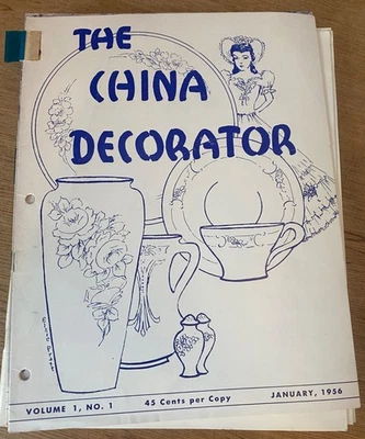 CHINA DECORATOR MAGAZINE 1956-1972 Pottery Porcelain Painting HUGE LIBRARY - Image 1 of 4
