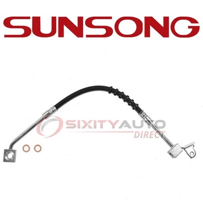 Sunsong Front Right Brake Hydraulic Hose for 1996-2000 Plymouth Breeze - hs Foto 1 de 4